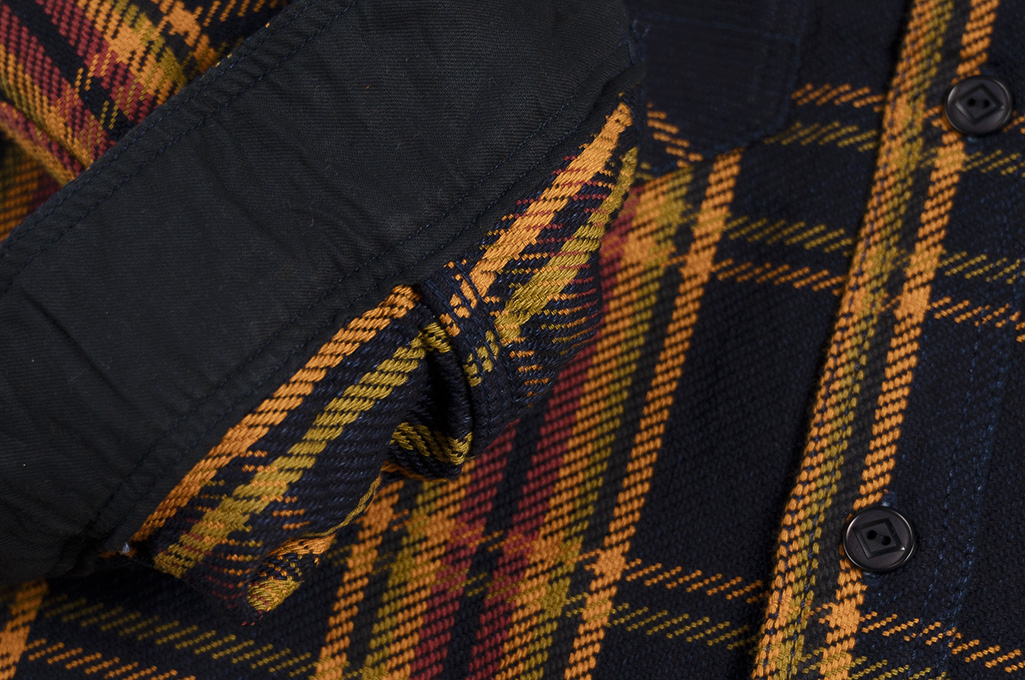 Samurai Heavy Winter Flannel - Rope-Dyed Indigo - Image 9